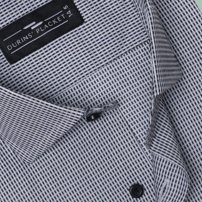 PETRA STONE BLACK SHIRT - Durins Placket