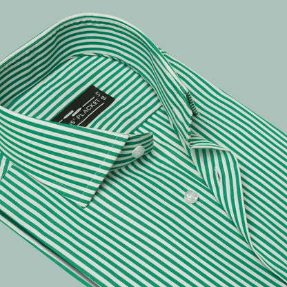 CREST GREEN STRIPES