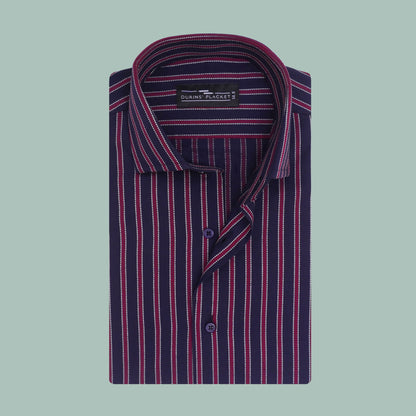 PRUSSIAN GARNET STRIPES