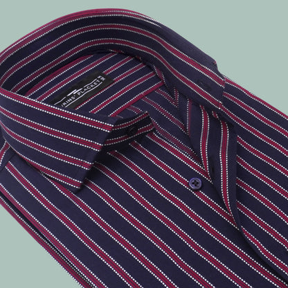 PRUSSIAN GARNET STRIPES