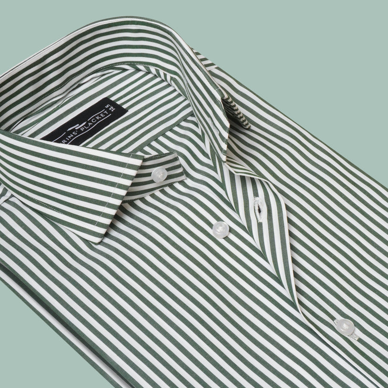 SAVILE OLIVE STRIPES