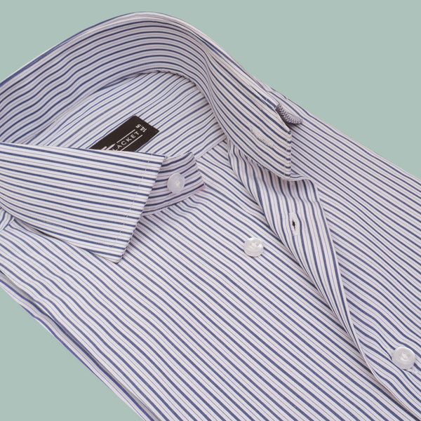 SAVILE NAVY PINSTRIPES