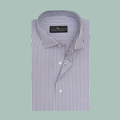 SAVILE NAVY PINSTRIPES